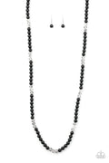 Paparazzi ♥ Girls Have More FUNDS - Black ♥ Necklace