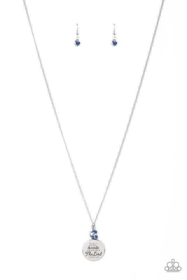 Paparazzi ♥ Ask for Me - Blue ♥ Necklace
