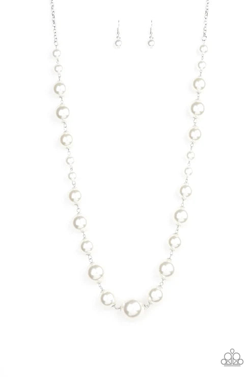 Paparazzi ♥ Pearl Prodigy - White ♥ Necklace