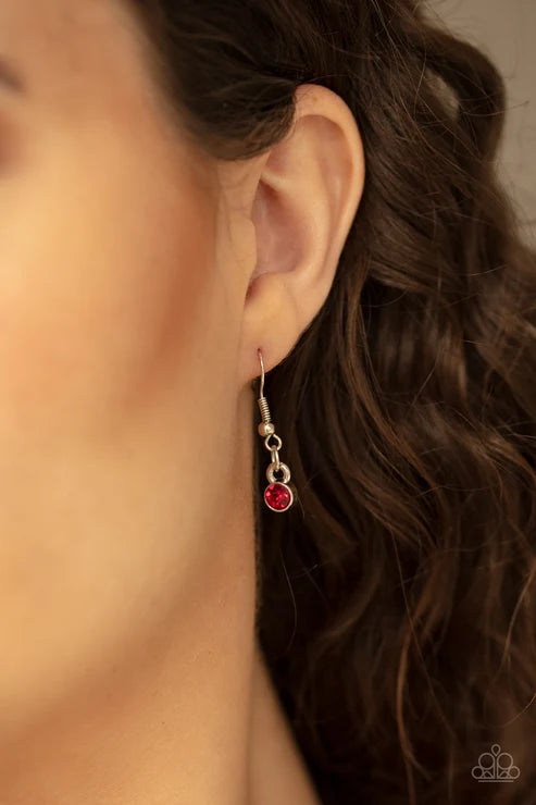 Paparazzi ♥ Cupid Charm - Red ♥ Necklace