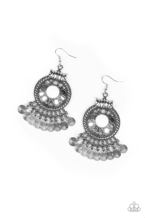 Paparazzi ♥ Rural Rhythm - White ♥ Earrings