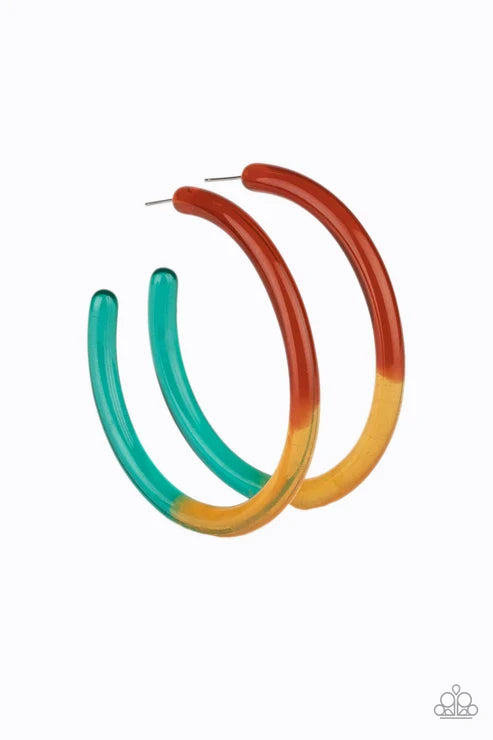Paparazzi ♥ Awesome Aura - Multi ♥ Earrings