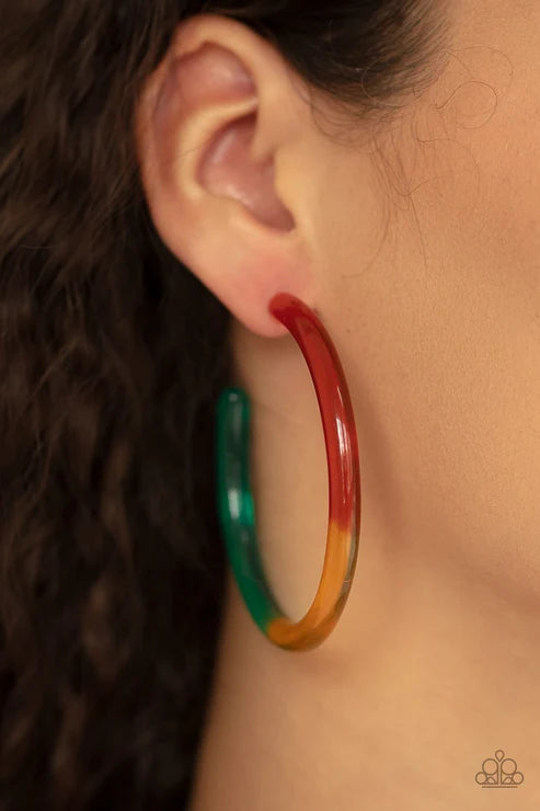 Paparazzi ♥ Awesome Aura - Multi ♥ Earrings