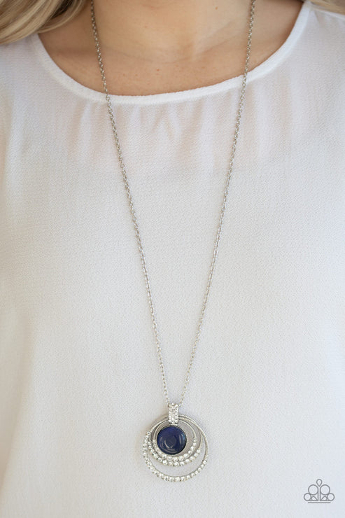 Paparazzi ♥ A Diamond A Day - Blue ♥ Necklace