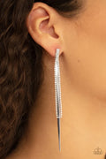 Paparazzi ♥ Flavor of the SLEEK - White ♥ Post Earrings