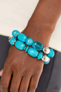 Paparazzi ♥ Fruity Flavor - Blue ♥ Bracelet