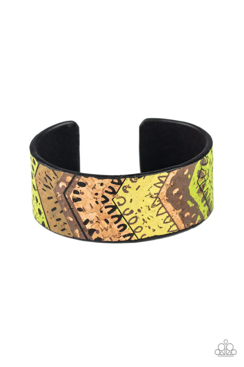 Paparazzi ♥ Come Uncorked - Green ♥ Bracelet