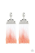 Paparazzi ♥ Rope Them In - Orange ♥ Post Earrings