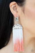 Paparazzi ♥ Rope Them In - Orange ♥ Post Earrings