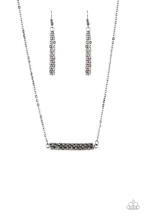 Paparazzi ♥ Timelessly Twinkling - Black ♥ Necklace