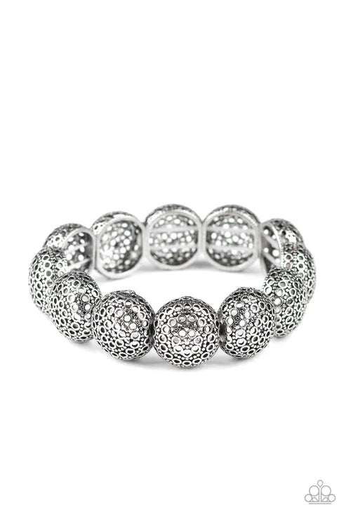 Paparazzi ♥ Obviously Ornate - Silver ♥ Bracelet