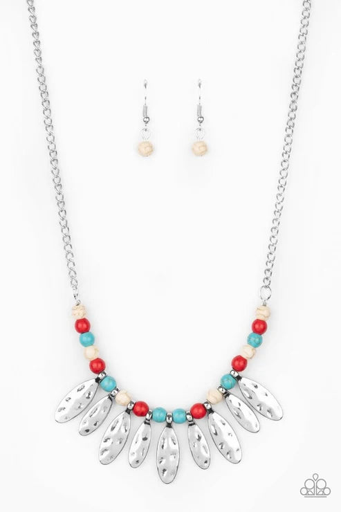 Paparazzi ♥ Neutral TERRA-tory - Multi ♥ Necklace