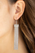 Paparazzi ♥ Twinkling Tapestry - White ♥ Earrings