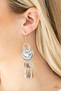 Paparazzi ♥ Give Me Liberty - Silver ♥ Earrings