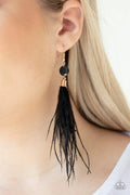 Paparazzi ♥ Feathered Flamboyance - Gold ♥ Earrings