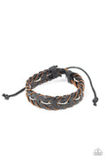 Paparazzi ♥ Rugged Rancher - Black ♥ Bracelet