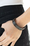 Paparazzi ♥ Rugged Rancher - Black ♥ Bracelet