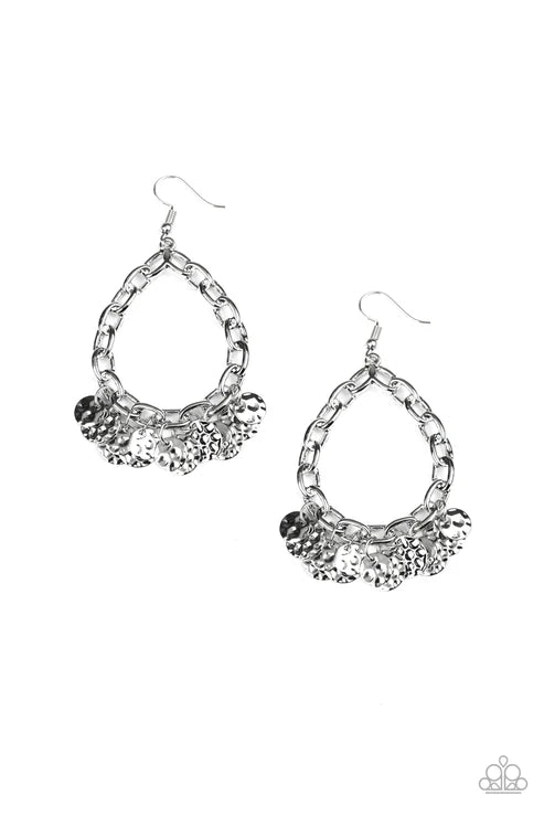 Paparazzi ♥ Street Appeal - Silver ♥ Earrings