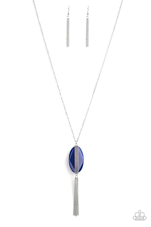 Paparazzi ♥ Tranquility Trend - Blue ♥ Necklace