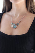 Paparazzi ♥ Exquisitely Eden - Blue ♥ Necklace