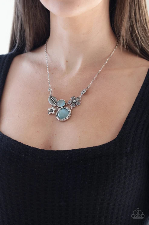 Paparazzi ♥ Exquisitely Eden - Blue ♥ Necklace
