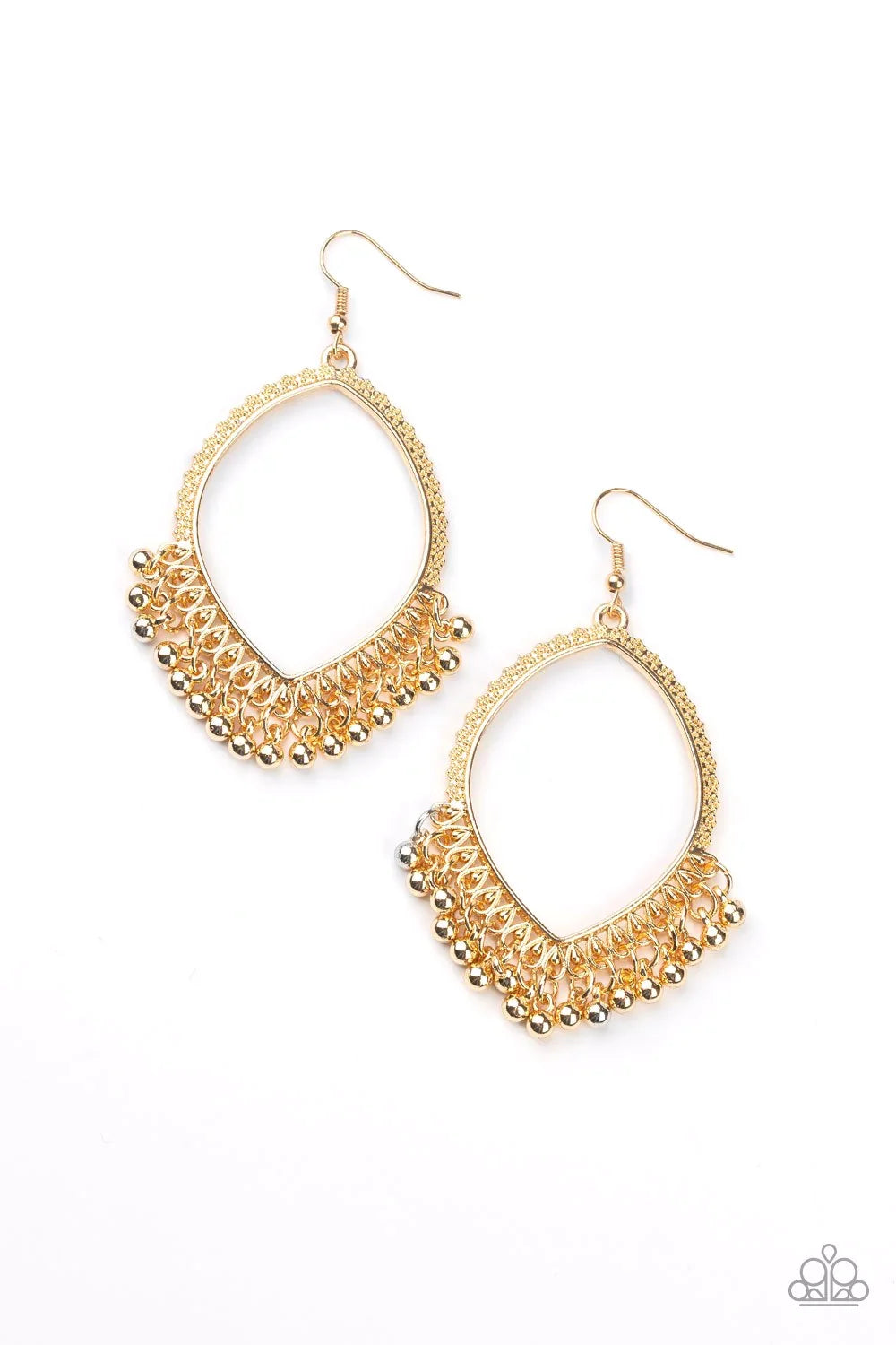 Paparazzi ♥ Heirloom Harmony - Gold ♥ Earrings