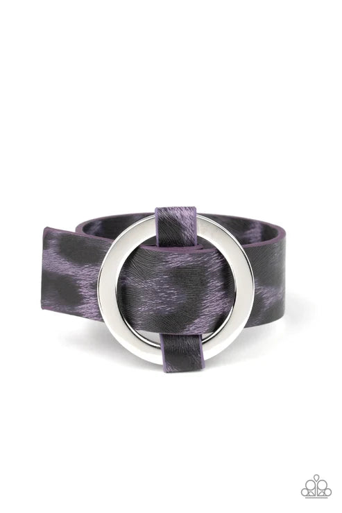 Paparazzi ♥ Jungle Cat Couture - Purple ♥ Bracelet