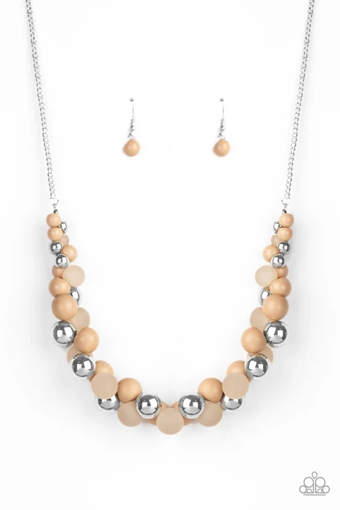 Paparazzi ♥ Bubbly Brilliance - Brown ♥ Necklace
