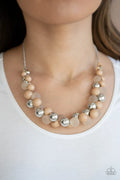 Paparazzi ♥ Bubbly Brilliance - Brown ♥ Necklace
