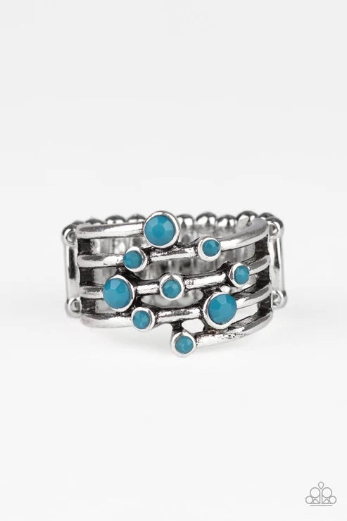 Paparazzi ♥ Saguaro Skies - Blue ♥ Ring