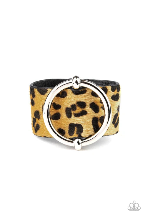 Paparazzi ♥ Asking FUR Trouble - Yellow ♥ Bracelet