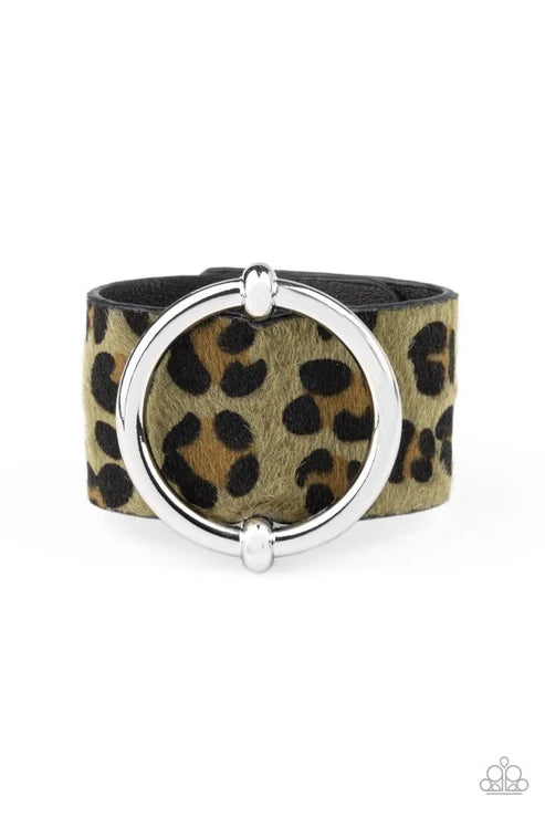 Paparazzi ♥ Asking FUR Trouble - Green ♥ Bracelet