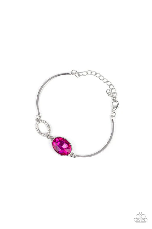 Paparazzi ♥ Glamorous Glow - Pink ♥ Bracelet