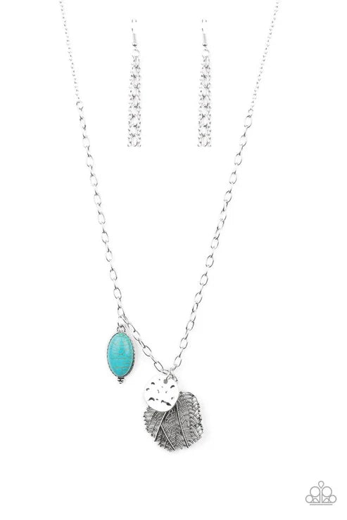 Paparazzi ♥ Free-Spirited Forager - Blue ♥ Necklace