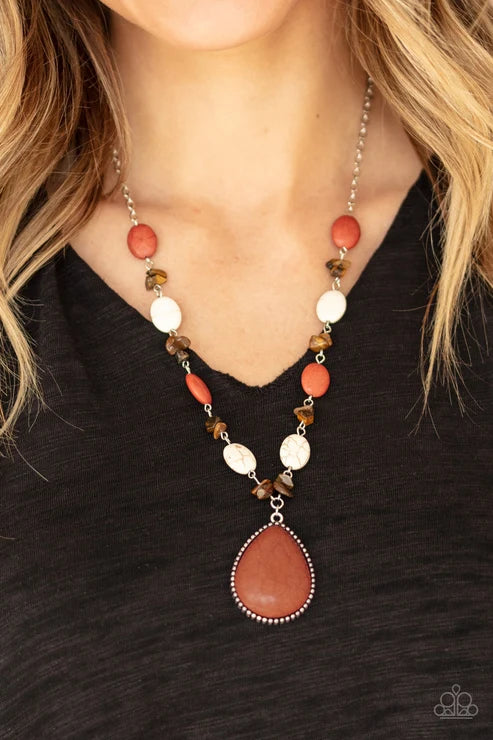 Paparazzi ♥ Desert Diva - Multi ♥ Necklace
