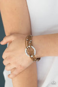 Paparazzi ♥ Magnetic Muse - Brown ♥ Bracelet