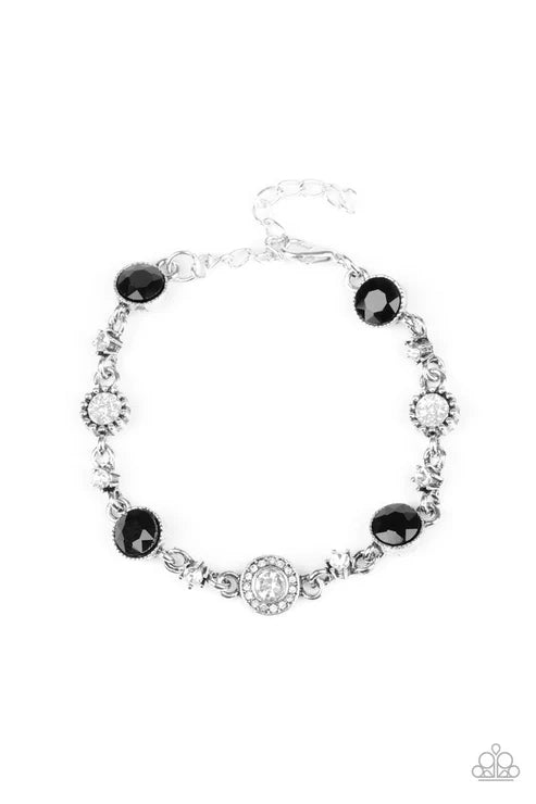 Paparazzi ♥ Stargazing Sparkle - Black ♥ Bracelet