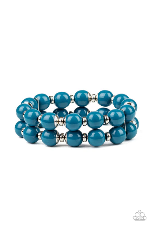 Paparazzi ♥ Bubble Blast Off - Blue ♥ Bracelet