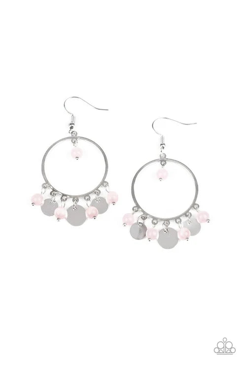 Paparazzi ♥ Bubbly Buoyancy - Pink ♥ Earrings