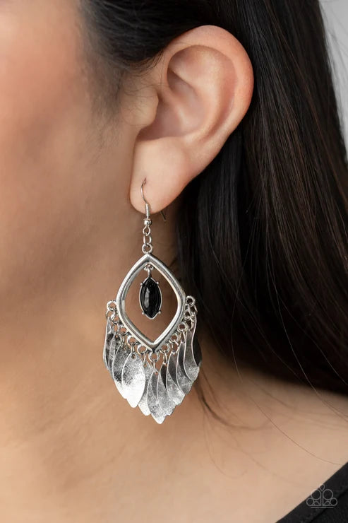 Paparazzi ♥ Sunset Soul - Black ♥ Earrings
