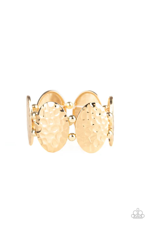 Paparazzi ♥ Radial Reflections - Gold ♥ Bracelet