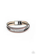 Paparazzi ♥ High-Strung Style - Black ♥ Bracelet