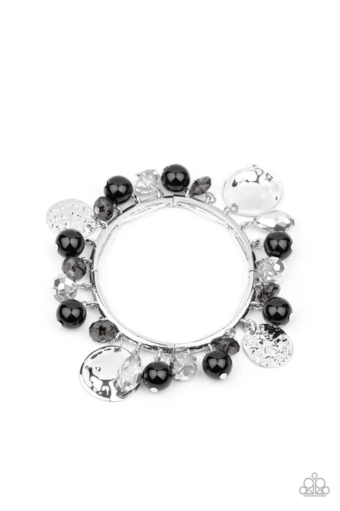 Paparazzi ♥ Charming Treasure - Black ♥ Bracelet