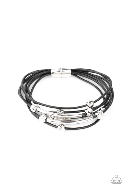 Paparazzi ♥ Magnetically Modern - Black ♥ Bracelet