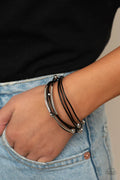 Paparazzi ♥ Magnetically Modern - Black ♥ Bracelet