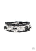 Paparazzi ♥ Stacked Showcase - Black ♥ Bracelet