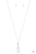 Paparazzi ♥ Up in the HEIR - White ♥ Necklace