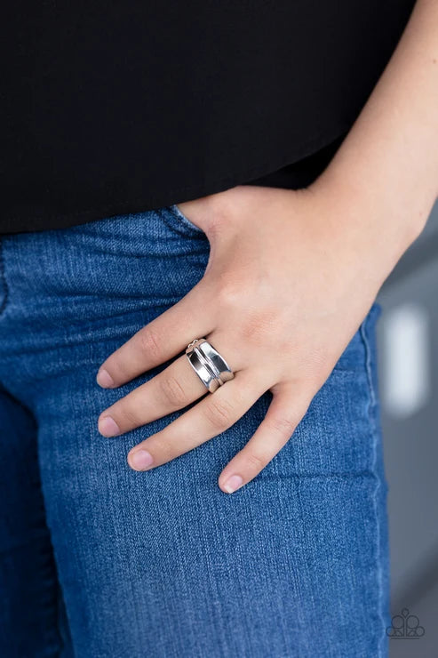 Paparazzi ♥ Band Together - Silver ♥ Ring