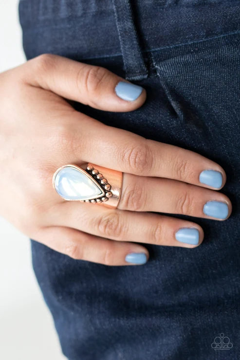 Paparazzi ♥ Opal Mist - Copper ♥ Ring