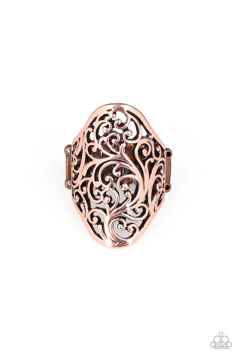 Paparazzi ♥ Vine Vibe - Copper ♥ Ring